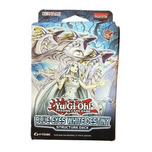 NIB Yu-Gi-Oh! Trading Card Game: Blue-Eyes White Destiny Structure Deck.